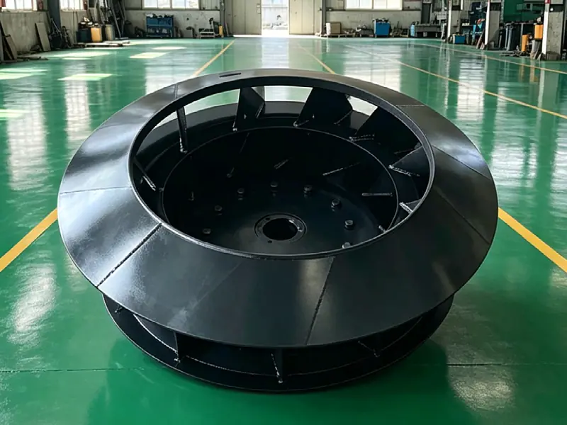 TN60-12耐磨耐腐蚀涂料风机叶轮盘防磨应用