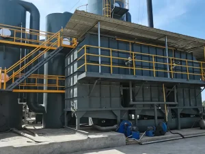 TS82-26烟气防腐涂料用于烟道脱硫塔高温烟气防腐施工案例