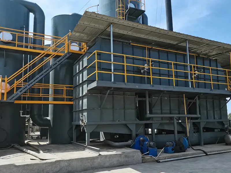 TS82-26烟气防腐涂料用于烟道脱硫塔高温烟气防腐施工案例